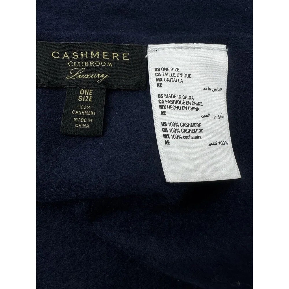 Club Room Men's 100% Cashmere Scarf